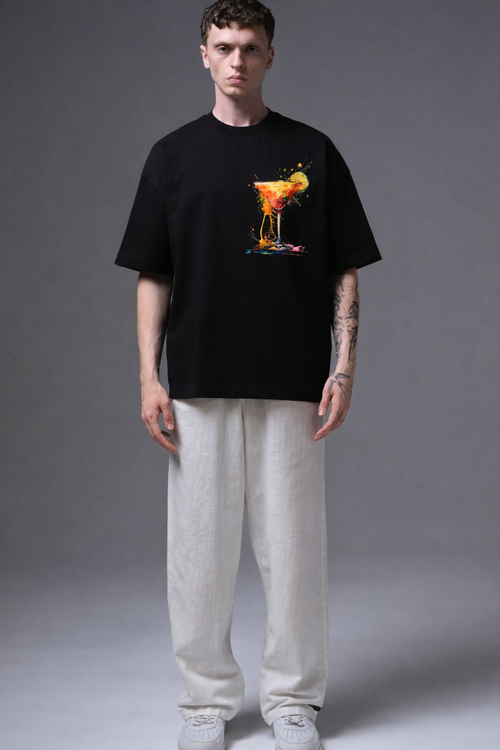 Oversized printed t-shirt