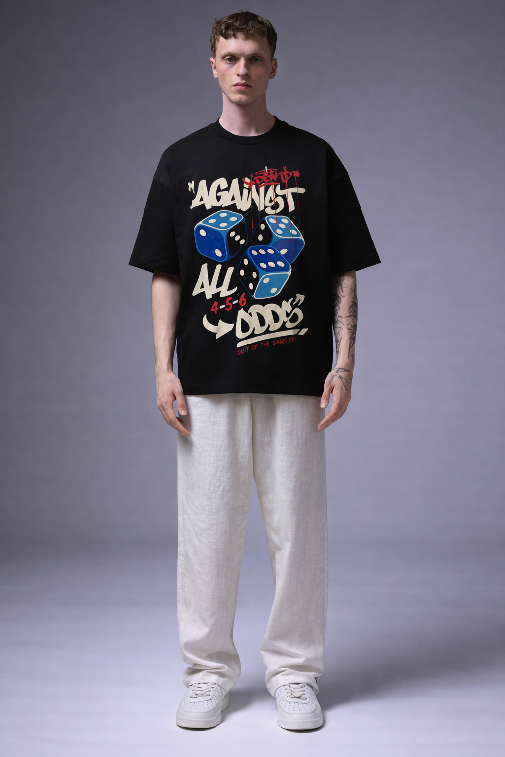 Oversized printed t-shirt