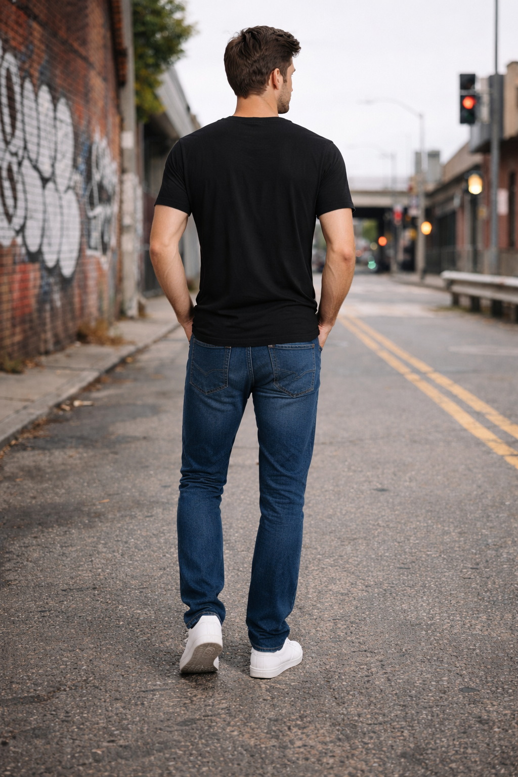 Regular plain t-shirt