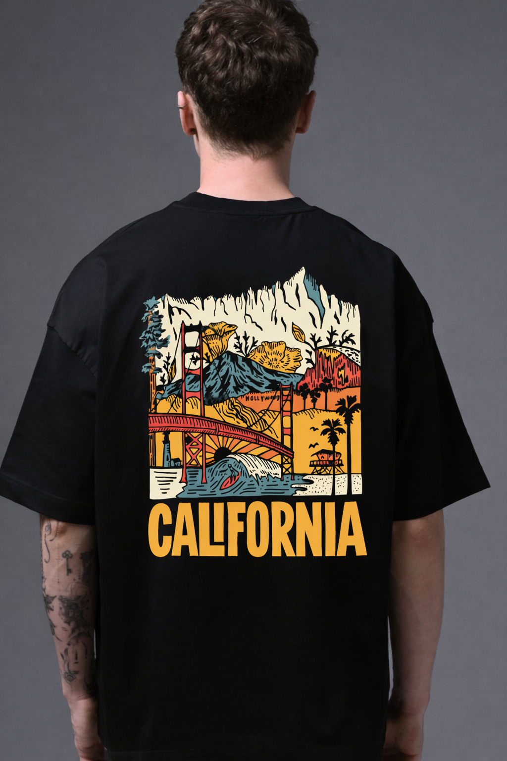 Oversized printed t-shirt