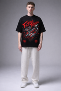 Oversized printed t-shirt