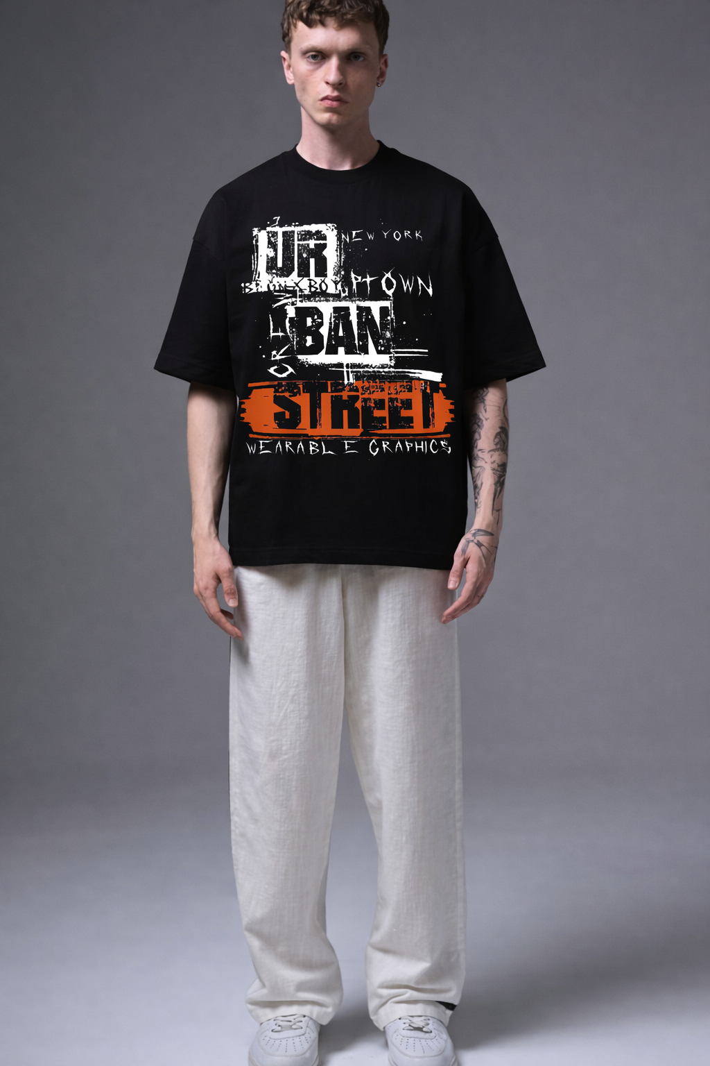 Oversized printed t-shirt