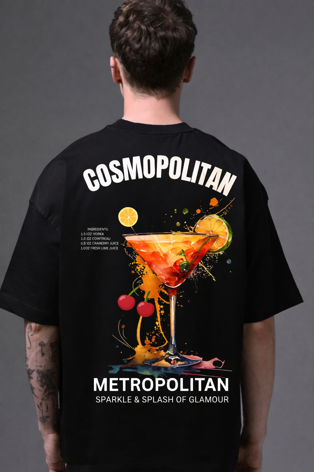 Oversized printed t-shirt