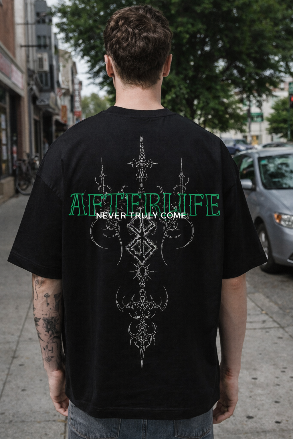 Oversized printed t-shirt