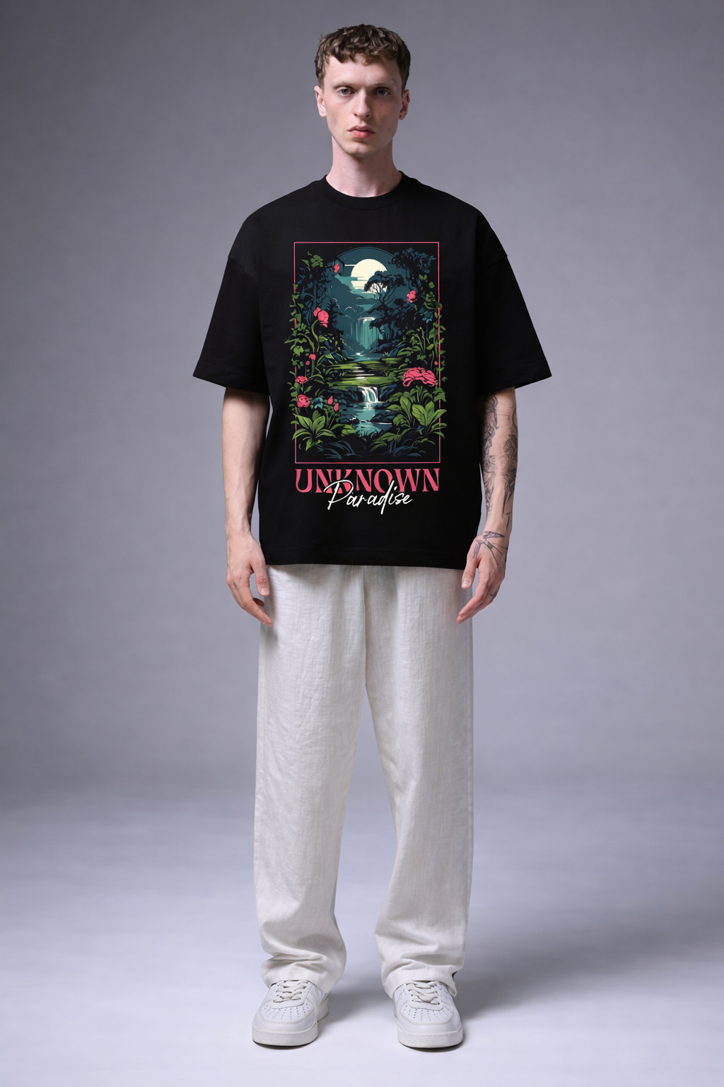 Oversized printed t-shirt