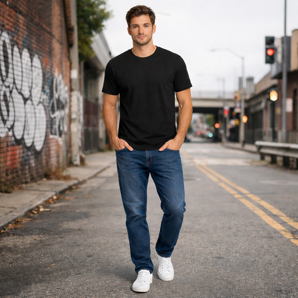 Regular plain t-shirt